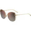 Cartier - Butterfly - Golden-Finish Metal Graduated Grey Lenses - Panthère de Cartier - Sunglasses - Cartier Eyewear - Avvenice