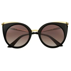 Cartier - Cat Eye - Acetate Combined Black Gold - Panthère de Cartier - Sunglasses - Cartier Eyewear - Avvenice