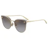 Cartier - Cat Eye - Golden Brushed Platinum Finish Metal - Panthère de Cartier - Sunglasses - Cartier Eyewear - Avvenice