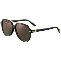 Cartier - Classic - Acetate Black Champagne Platinum Grey - Première de Cartier - Sunglasses - Cartier Eyewear - Avvenice