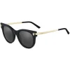 Cartier - Classic - Combined Metal Gold Finish Champagne - Panthère de Cartier - Sunglasses - Cartier Eyewear - Avvenice