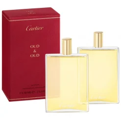 Cartier - Oud & Oud Fragrance Refill Pack - Luxury Fragrances - 2 x 30 ml - Avvenice
