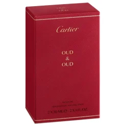 Cartier - Oud & Oud Fragrance Refill Pack - Luxury Fragrances - 2 x 30 ml - Avvenice