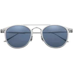 Cartier - Pantos - Metal PVD Grey Palladium Blue - C de Cartier - Sunglasses - Cartier Eyewear - Avvenice