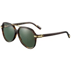 Cartier - Rectangular - Metal Turtle Gold Champagne - Première de Cartier - Sunglasses - Cartier Eyewear - Avvenice