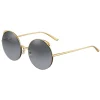 Cartier - Round - Metal Gold Champagne - Panthère de Cartier - Sunglasses - Cartier Eyewear - Avvenice