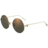 Cartier - Round - Metal Gold Champagne Grey - Première de Cartier - Sunglasses - Cartier Eyewear - Avvenice