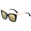 Cartier - Square - Combined Black Gold - Panthère de Cartier - Sunglasses - Cartier Eyewear - Avvenice