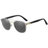 Cartier - Square - Metal Black Gold Ruthenium Grey - C de Cartier - Sunglasses - Cartier Eyewear - Avvenice