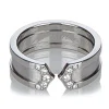 Cartier Vintage - C De Cartier Diamond Ring - Cartier Ring in White Gold with Diamonds - Luxury High Quality - Avvenice
