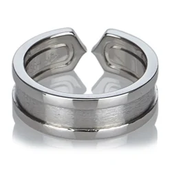 Cartier Vintage - C De Cartier Diamond Ring - Cartier Ring in White Gold with Diamonds - Luxury High Quality - Avvenice