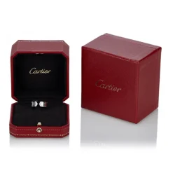 Cartier Vintage - C De Cartier Diamond Ring - Cartier Ring in White Gold with Diamonds - Luxury High Quality - Avvenice