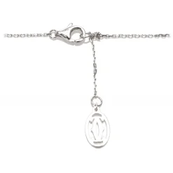 Cartier Vintage - Diamond Symbols Necklace - Cartier Necklace in White Gold 18k - Luxury High Quality - Avvenice