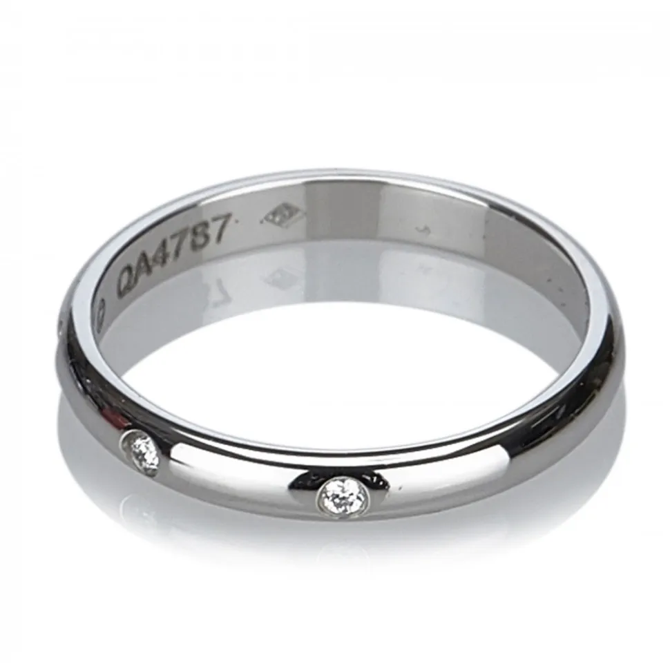 Cartier Vintage - Diamond Ring - Cartier Ring in Platinum with Diamonds - Luxury High Quality - Avvenice