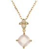 Cartier Vintage - Diamond Rose Quartz Necklace - Cartier Necklace in Rose Gold - Luxury High Quality - Avvenice