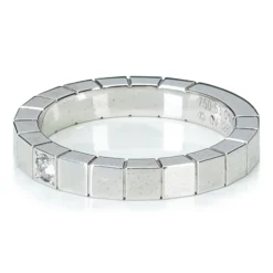 Cartier Vintage - Diamond Lanieres Ring - Cartier Ring in White Gold and Diamonds - Luxury High Quality - Avvenice
