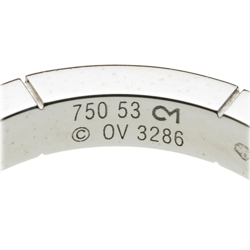 Cartier Vintage - Diamond Lanieres Ring - Cartier Ring in White Gold and Diamonds - Luxury High Quality - Avvenice