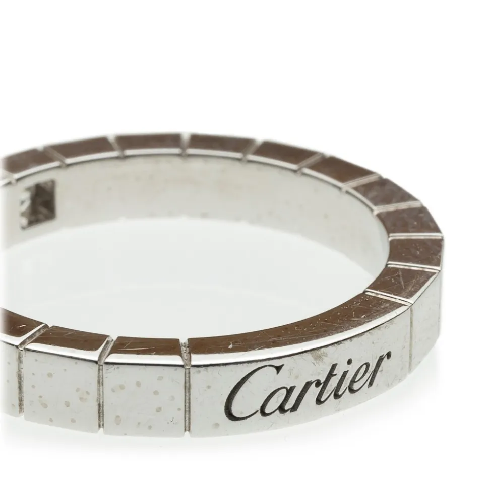 Cartier Vintage - Diamond Lanieres Ring - Cartier Ring in White Gold and Diamonds - Luxury High Quality - Avvenice