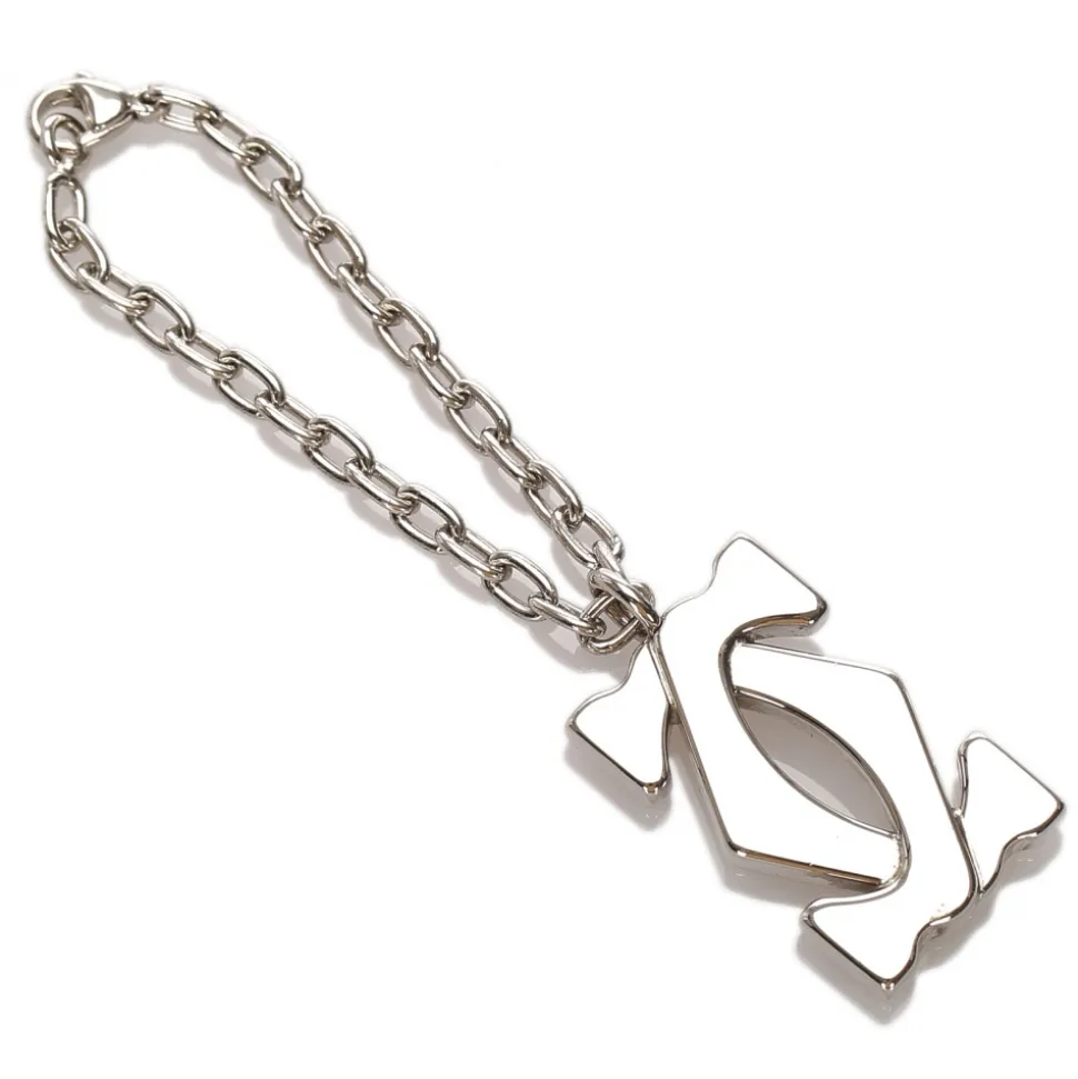Cartier Vintage - Double C Charm - Silver - Cartier Charm in Metal - Luxury High Quality - Avvenice