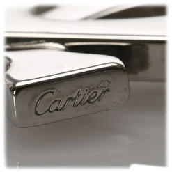 Cartier Vintage - Double C Charm - Silver - Cartier Charm in Metal - Luxury High Quality - Avvenice
