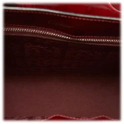 Cartier Vintage - Happy Birthday Shoulder Bag - Red Burgundy - Cartier Handbag in Leather - Luxury High Quality - Avvenice
