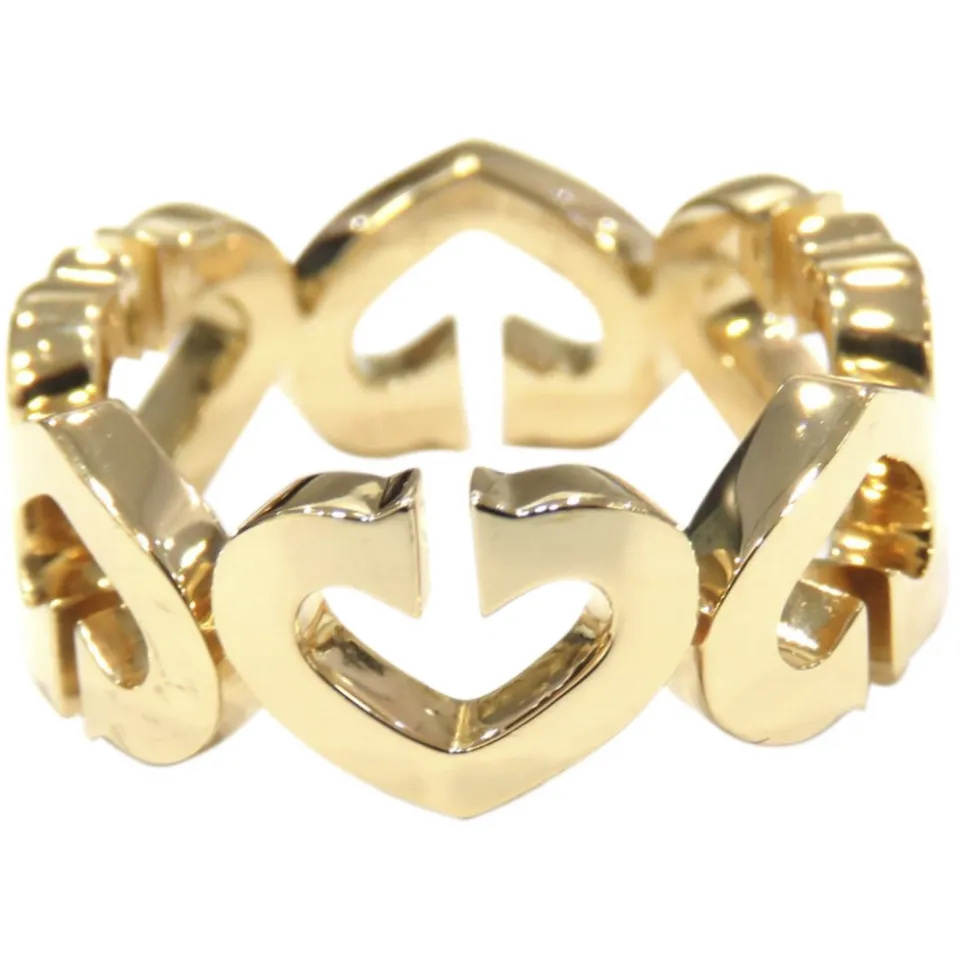 Cartier Vintage - 18K Hearts and Symbols Ring - Cartier Ring in Gold - Luxury High Quality - Avvenice