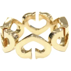 Cartier Vintage - 18K Hearts and Symbols Ring - Cartier Ring in Gold - Luxury High Quality - Avvenice