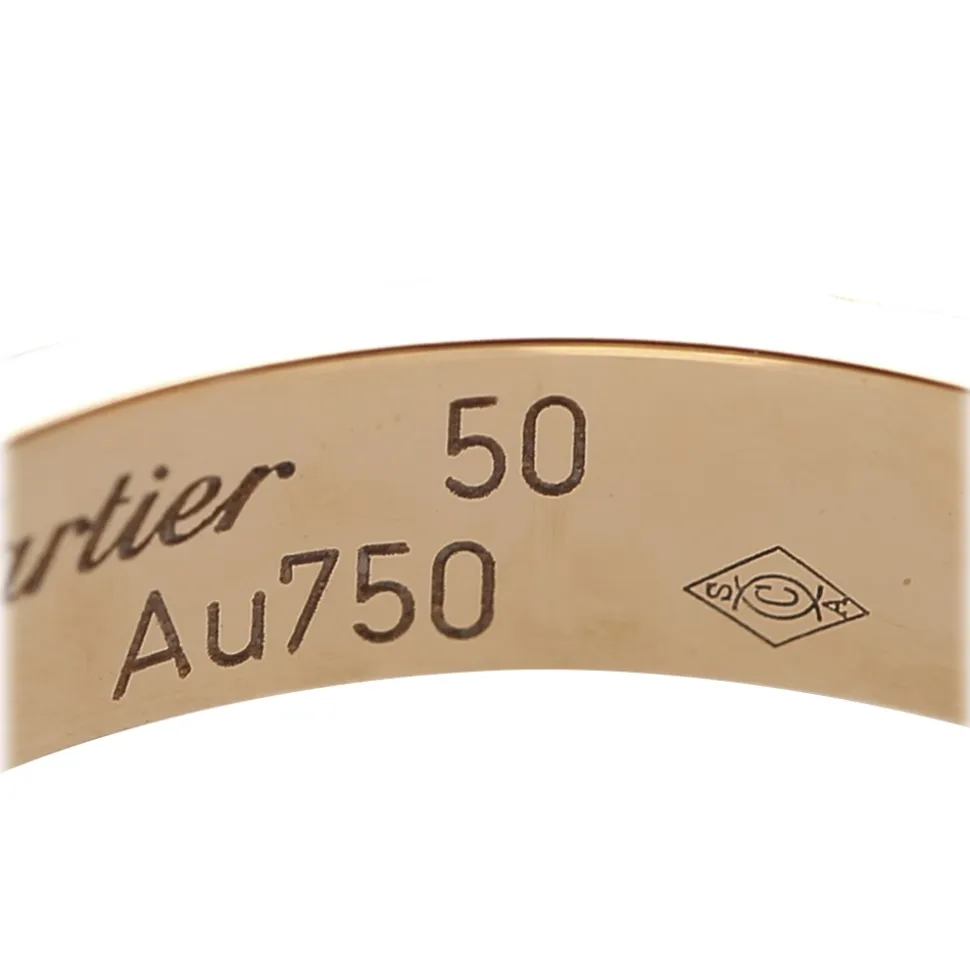 Cartier Vintage - 18K Love Ring - Cartier Ring in Gold 18K - Luxury High Quality - Avvenice