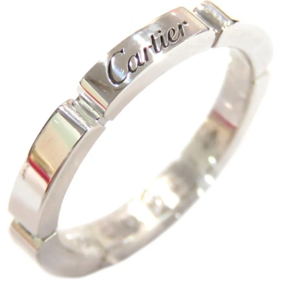 Cartier Vintage - 18K Maillon Panthere Ring - Cartier Ring in Silver - Luxury High Quality - Avvenice