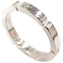 Cartier Vintage - 18K Maillon Panthere Ring - Cartier Ring in Silver - Luxury High Quality - Avvenice