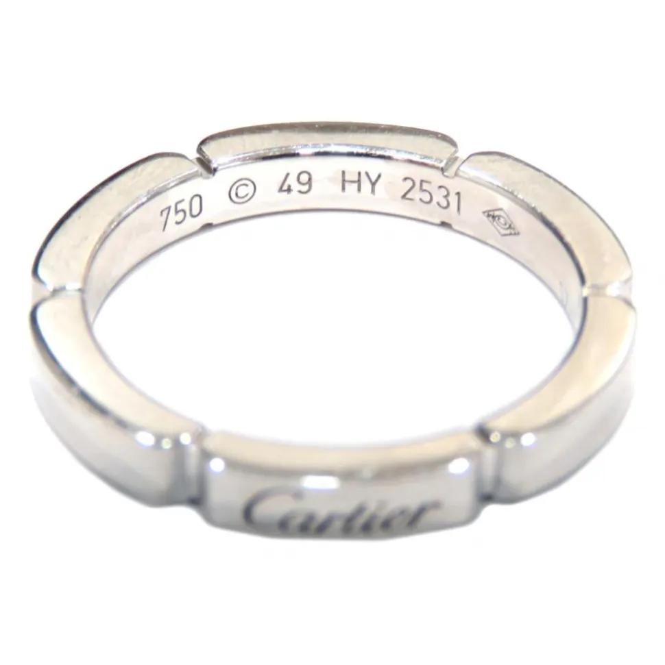 Cartier Vintage - 18K Maillon Panthere Ring - Cartier Ring in Silver - Luxury High Quality - Avvenice