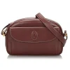 Cartier Vintage - Leather Must De Cartier Crossbody Bag - Bordeau - Leather Handbag - Luxury High Quality - Avvenice