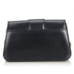 Cartier Vintage - Leather S De Cartier Sapphire - Black - Leather Shoulder Bag - Luxury High Quality - Avvenice