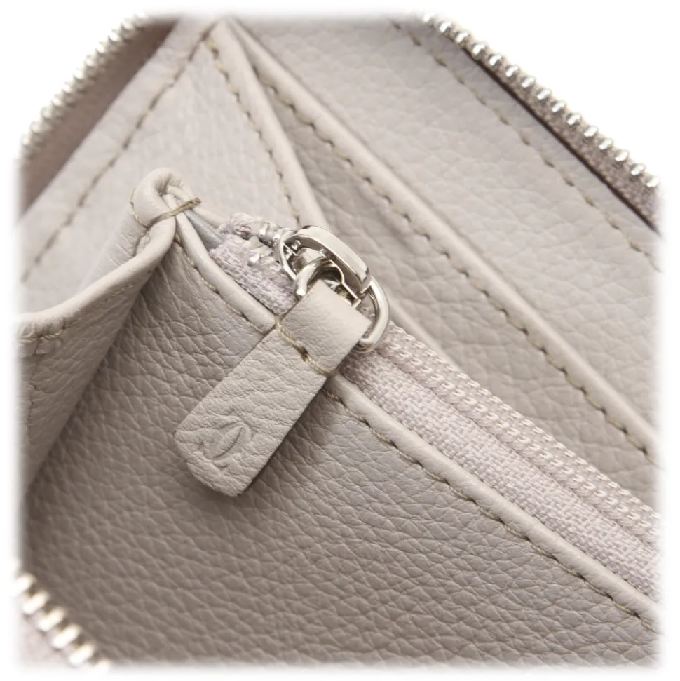 Cartier Vintage - Leather C de Cartier International Wallet - Beige - Patent Leather Wallet - Luxury High Quality - Avvenice