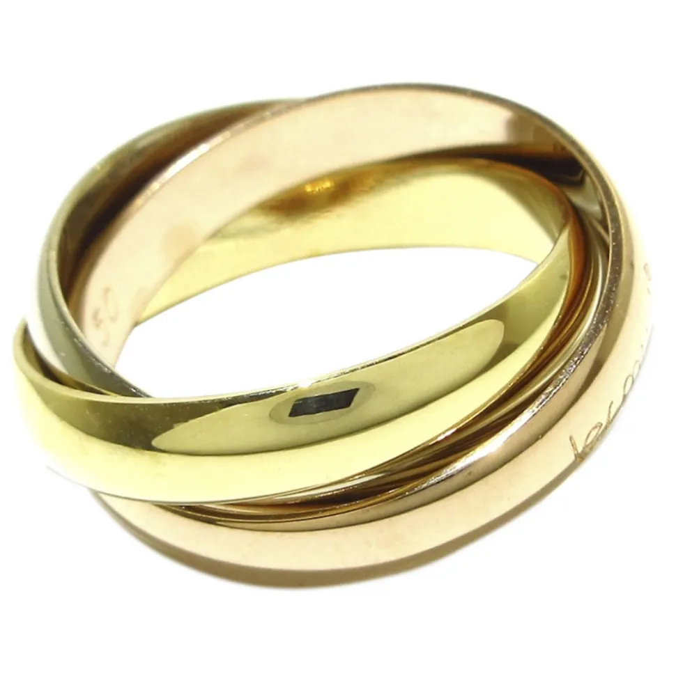 Cartier Vintage - Les Must de Cartier Classic Trinity Ring - Cartier Ring in Gold Silver - Luxury High Quality - Avvenice