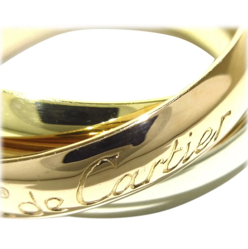 Cartier Vintage - Les Must de Cartier Classic Trinity Ring - Cartier Ring in Gold Silver - Luxury High Quality - Avvenice