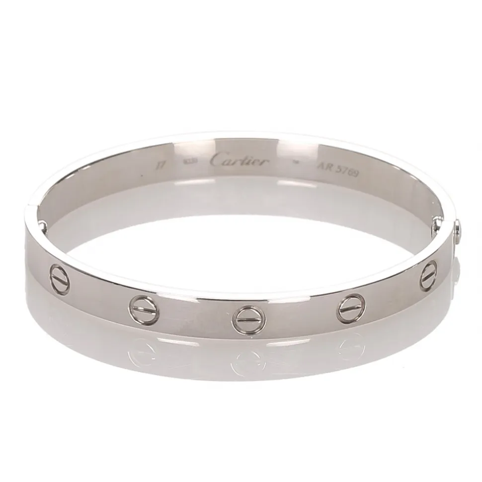 Cartier Vintage - Love Bracelet - Cartier Bracelet in White Gold 18K - Luxury High Quality - Avvenice