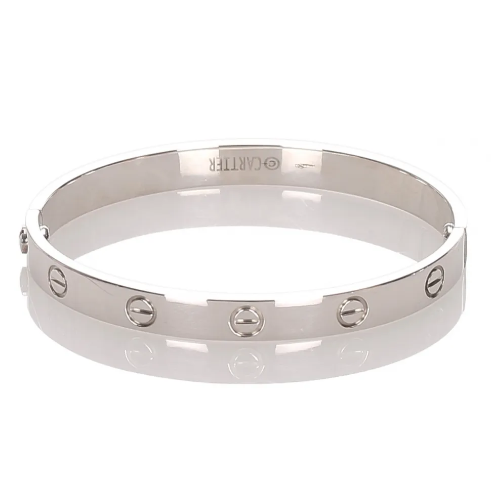 Cartier Vintage - Love Bracelet - Cartier Bracelet in White Gold 18K - Luxury High Quality - Avvenice