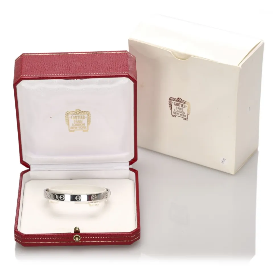 Cartier Vintage - Love Bracelet - Cartier Bracelet in White Gold 18K - Luxury High Quality - Avvenice