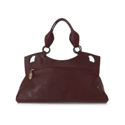 Cartier Vintage - Marcello de Cartier Leather Handbag - Red Burgundy - Cartier Handbag in Leather - Luxury High Quality - Avvenice