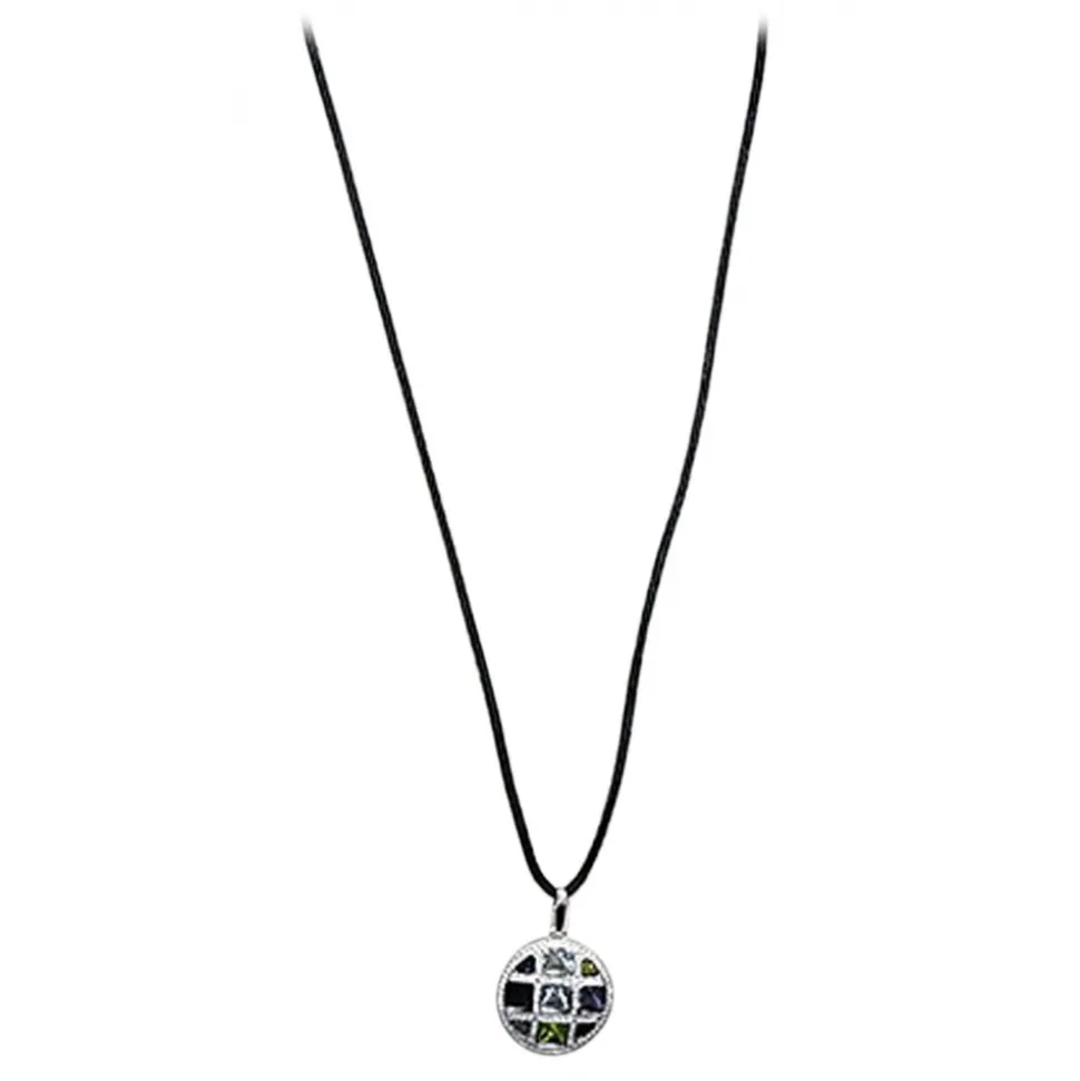 Cartier Vintage - Multistone Pasha de Cartier Pendant Necklace - Cartier Necklace in Gold and Diamonds - Luxury High Quality - Avvenice