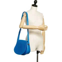 Cartier Vintage - Must de Cartier Leather Shoulder Bag - Blue - Leather Handbag - Luxury High Quality - Avvenice