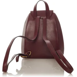 Cartier Vintage - Must de Cartier Leather Backpack - Red Burgundy - Leather Backpack - Luxury High Quality - Avvenice