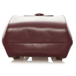 Cartier Vintage - Must de Cartier Leather Backpack - Red Burgundy - Leather Backpack - Luxury High Quality - Avvenice