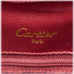 Cartier Vintage - Must de Cartier Leather Backpack - Red Burgundy - Leather Backpack - Luxury High Quality - Avvenice