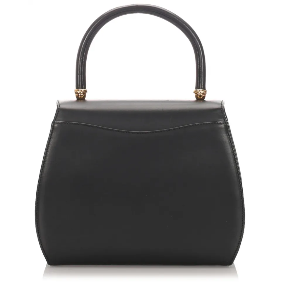 Cartier Vintage - Panthere Leather Handbag - Black - Cartier Handbag in Leather - Luxury High Quality - Avvenice