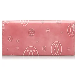 Cartier Vintage - Patent Leather Happy Birthday Long Wallet - Pink - Patent Leather Wallet - Luxury High Quality - Avvenice