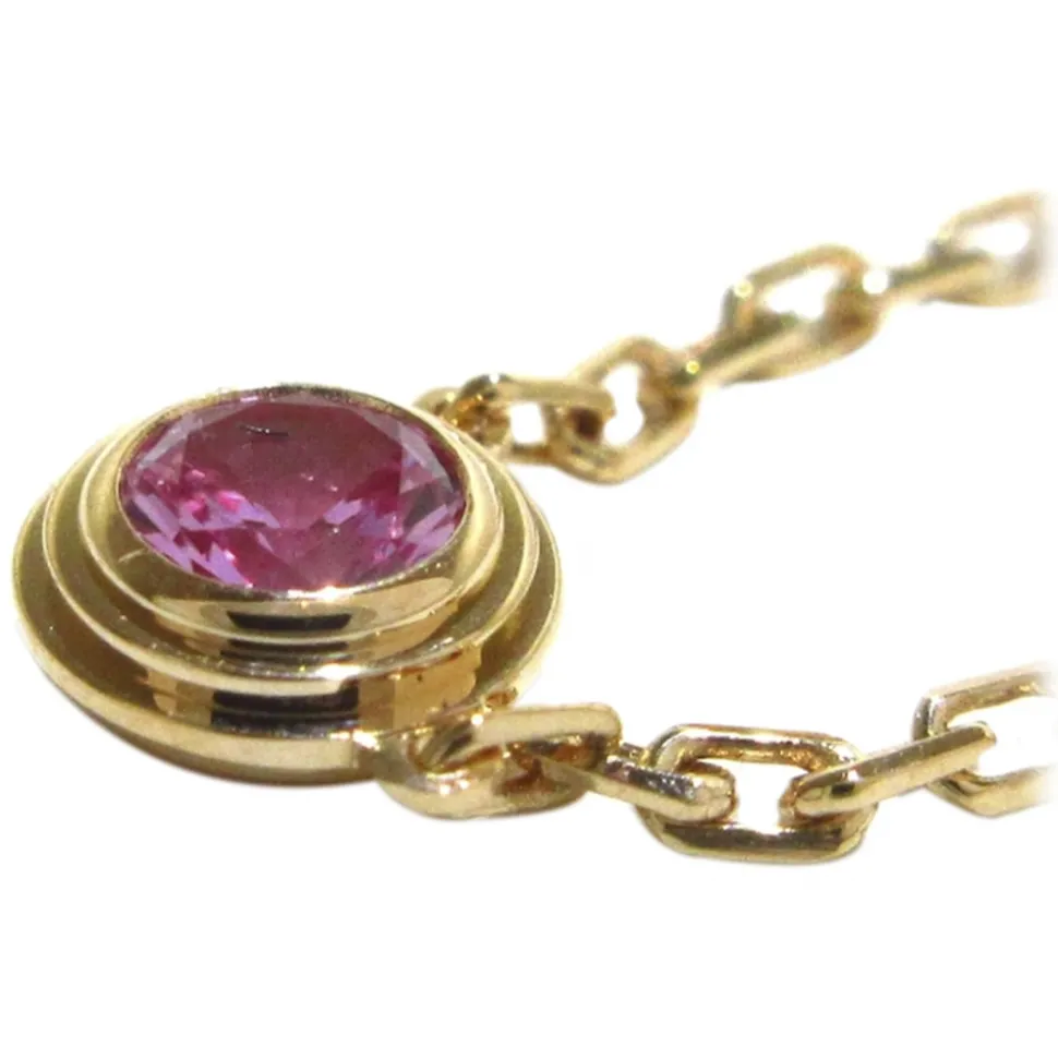 Cartier Vintage - Sapphire Legers de Cartier Necklace - Cartier Necklace in Gold Pink - Luxury High Quality - Avvenice
