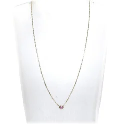 Cartier Vintage - Sapphire Legers de Cartier Necklace - Cartier Necklace in Gold Pink - Luxury High Quality - Avvenice