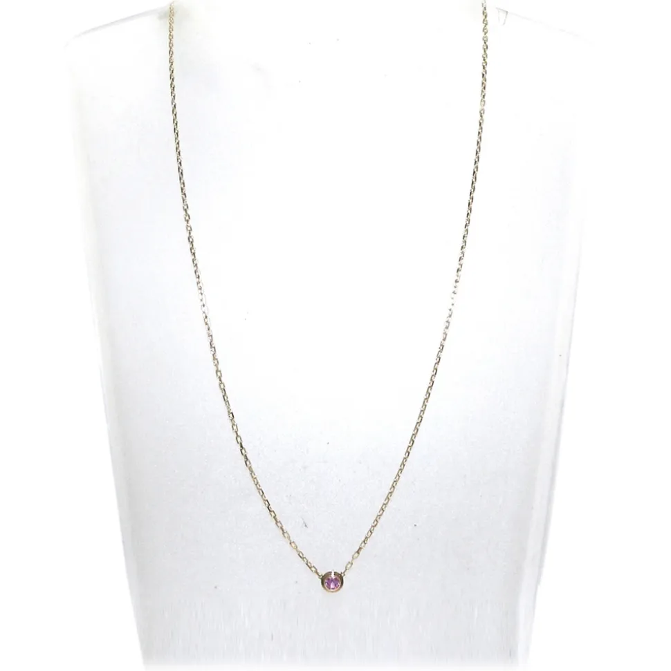 Cartier Vintage - Sapphire Legers de Cartier Necklace - Cartier Necklace in Gold Pink - Luxury High Quality - Avvenice